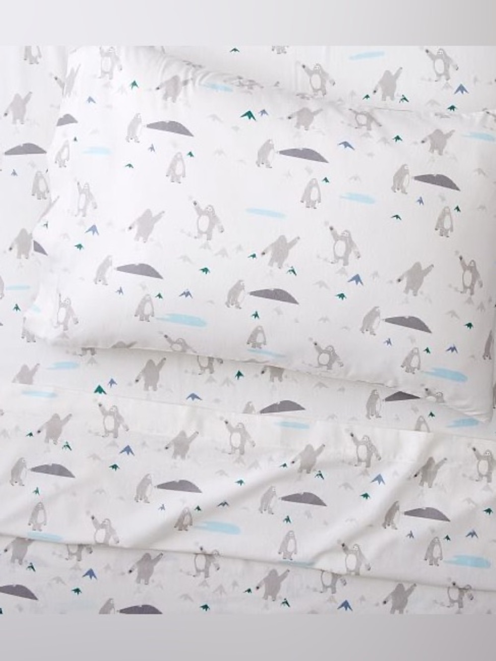 West Elm Yeti Sheet Set